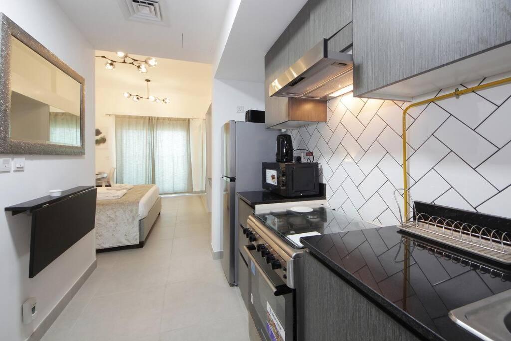 Bella Rose Studio Apartment- Al Barsha Dubaj Kültér fotó